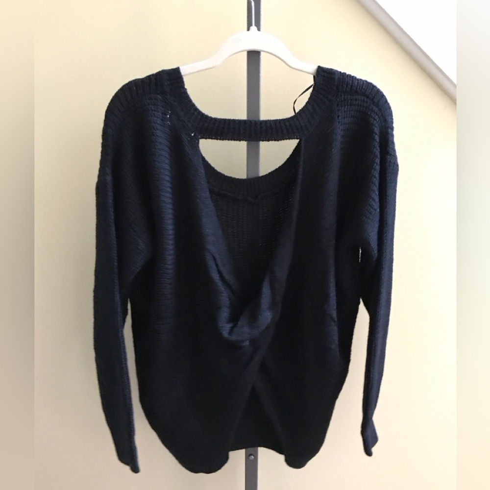 Miracle Black Crew Neck Sweater - Picture 2 of 2